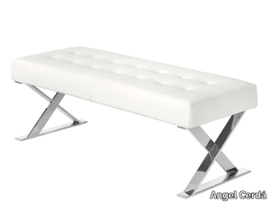 5001 - Tufted upholstered Eco-leather bench _ Angel Cerdá