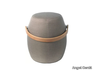 5074 - Upholstered round fabric pouf _ Angel Cerdá