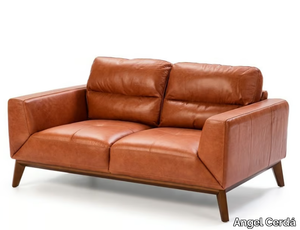 6046 - 2 seater leather sofa _ Angel Cerdá