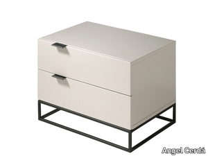 7004 - Rectangular bedside table with drawers _ Angel Cerdá