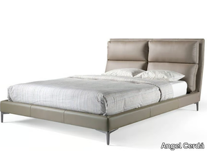 7014 - Upholstered bed with high headboard _ Angel Cerdá