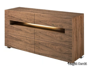 7076 - Walnut chest of drawers _ Angel Cerdá