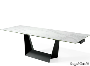 1014 - Extending rectangular steel table _ Angel Cerdá