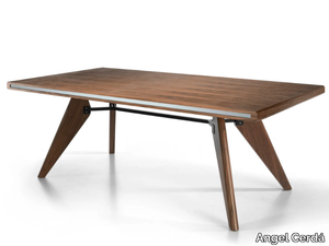 1080 - Rectangular walnut dining table _ Angel Cerdá