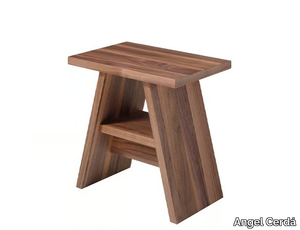 2095 - Rectangular walnut side table _ Angel Cerdá