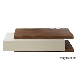 2105 - Rectangular wooden coffee table _ Angel Cerdá