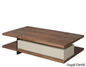 2103 - Rectangular walnut coffee table _ Angel Cerdá