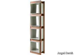 3027 - Open double-sided wooden bookcase _ Angel Cerdá