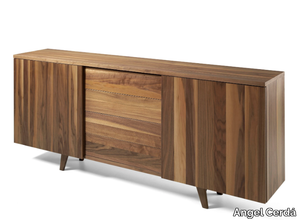 3056 - Walnut sideboard with sliding doors _ Angel Cerdá