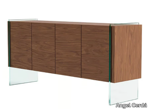 3057 - Walnut sideboard with doors _ Angel Cerdá