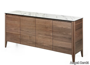 3080 - Walnut sideboard with doors _ Angel Cerdá