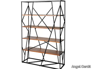 3103 - Open double-sided steel and wood bookcase _ Angel Cerdá