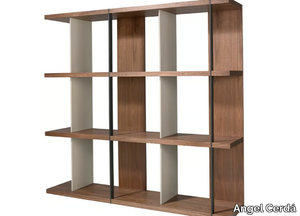 3236 - Open wood veneer bookcase _ Angel Cerdá