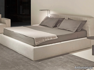 TRL - Fabric double bed with upholstered headboard _ Antoniolupi