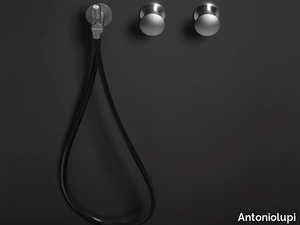 MiniMayDay - Brushed steel shower mixer with hand shower _ Antoniolupi