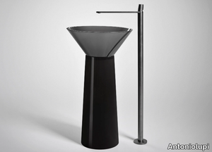ALBUME11 + ALBUME20 - Freestanding Cristalmood® washbasin _ Antoniolupi