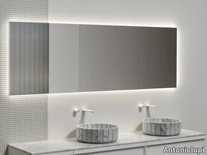 DISTINTO - Wall-mounted mirror with integrated lighting _ Antoniolupi