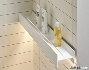 LETTERAMUTA - Aluminium bathroom wall shelf _ Antoniolupi