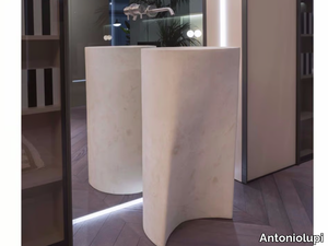 RILIEVO - Freestanding natural stone washbasin _ Antoniolupi