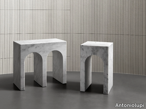 ROMA - Rectangular marble coffee table _ Antoniolupi