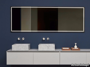 FILA - Wall-mounted bathroom mirror with integrated lighting _ Antoniolupi