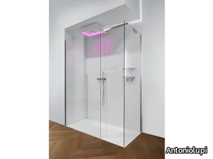 COMBI - Corner tempered glass shower cabin _ Antoniolupi