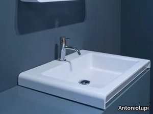 IGOR72 - Rectangular Ceramilux® washbasin _ Antoniolupi