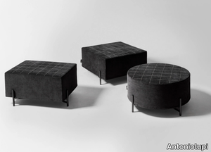 PAESAGGI SOSPESI - Upholstered fabric pouf with removable lining _ Antoniolupi