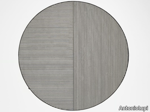 TRAMATO TR821 - Round striped velvet rug _ Antoniolupi