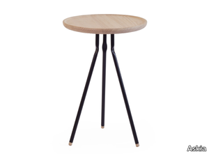 BEND SIDE TABLE - Round ash coffee table _ Askia