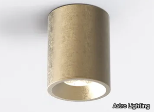 KOS ROUND - LED ceiling brass Outdoor spotlight _ Astro Lighting