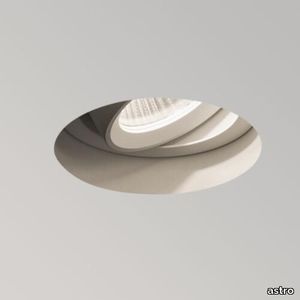 Trimless Round Adjustable LED Textured White