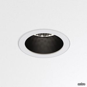 Pinhole Slimline Round Flush Fixed Fire-Rated IP65 Matt White