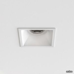 Minima Slimline Square Fixed Fire-Rated IP65 Matt White