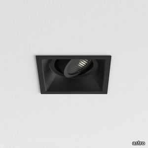 Minima Slimline Square Adjustable Fire-Rated Matt Black