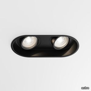 Minima Round Twin Adjustable Matt Black