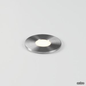 Terra Round 28 LED Brushed Stainless Steel