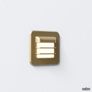 Arran Square LED Solid Brass