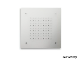 MILANO CORTINA 30 RAIN - Square ceiling mounted stainless steel overhead shower _ Aquademy