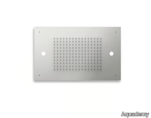 CONCEPT SPA 42X26 - Rectangular ceiling mounted stainless steel overhead shower with chromotherapy _ Aquademy