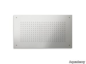 H2O 70X40 - Rectangular ceiling mounted stainless steel overhead shower _ Aquademy