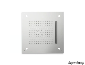 SPA 42 TOPFALL - Ceiling mounted square stainless steel overhead shower with chromotherapy _ Aquademy