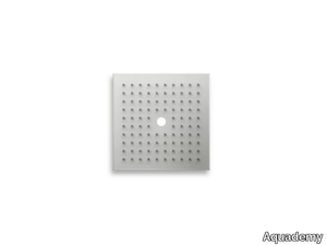 3D SPA 20-12 - Ceiling mounted square stainless steel overhead shower with chromotherapy _ Aquademy