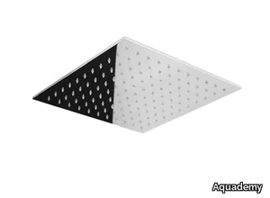 AQUA 42 - Square ceiling mounted stainless steel overhead shower _ Aquademy