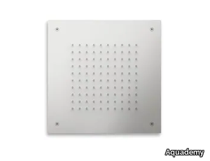 H2O 40 - Square ceiling mounted stainless steel overhead shower _ Aquademy