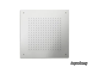 H2O 60 - Square ceiling mounted stainless steel overhead shower _ Aquademy