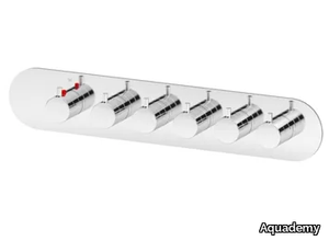 ROUND THERMO O5 - Thermostatic 6 hole shower mixer _ Aquademy