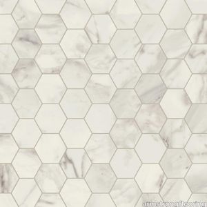 CushionStep | B3366Venetian Marble Vinyl Sheet - Alabaster