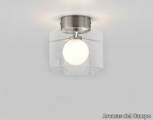 MOON - Opal glass wall lamp / ceiling lamp _ Aromas del Campo