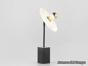 SUN LIGHT - Marble table lamp _ Aromas del Campo